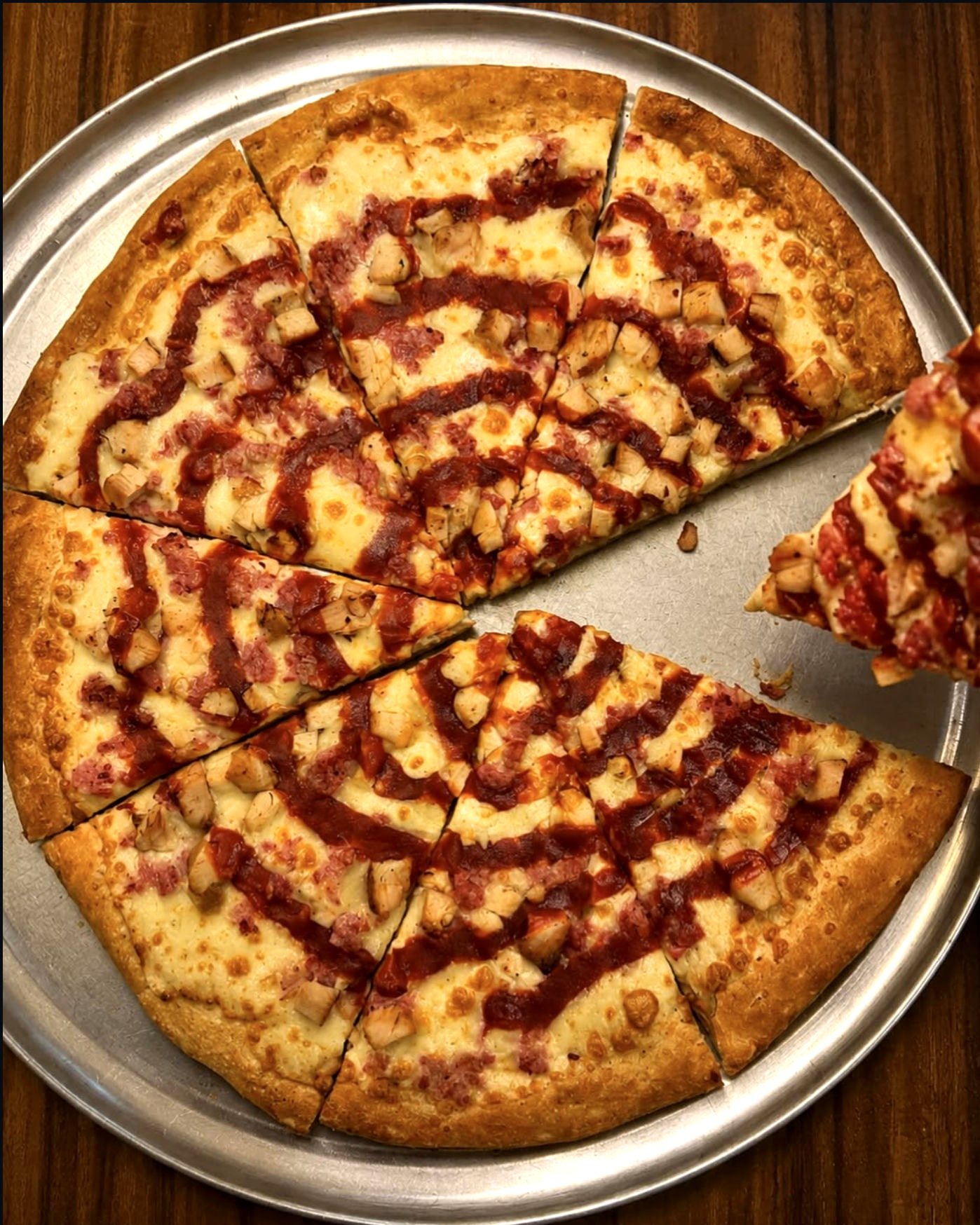 BBQ con pollo — Gabacho's Pizzería, Yahualica