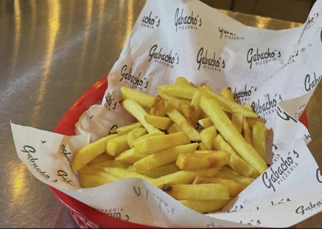 Papas en canasta en Gabacho's Pizzería, Yahualica